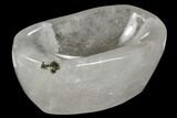 Polished Quartz Bowl - Madagascar #117463-2